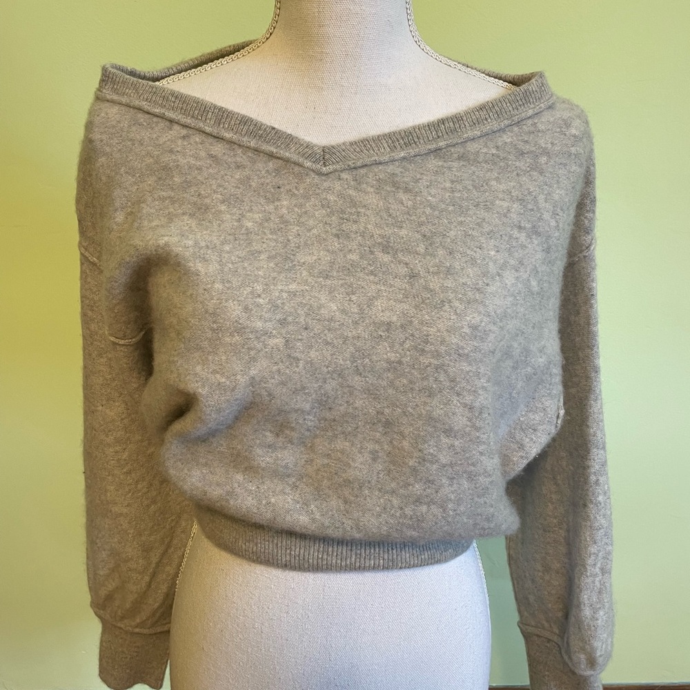 Free People grey cashmere sweater, size XS